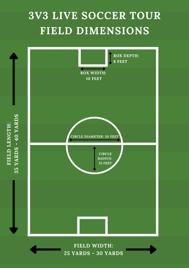 football field diagram with measurements